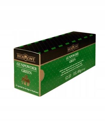 Herbata Richmont Gunpowder green 12 saszetek