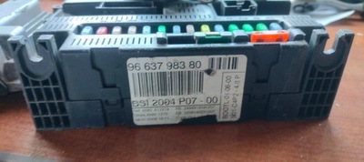 БЛОК УПРАВЛІННЯ ECU 9664738680 ЗАПОБІЖНИКІВ 9663798380 СТАРТЕР PEUGEOT 207 CC VTI