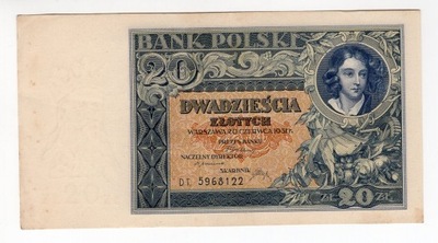20 złotych 1931 DT.