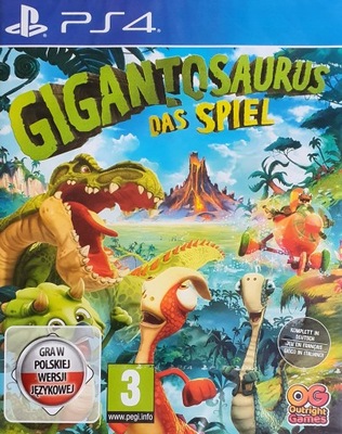 GIGANTOZAUR GRA GIGANTOSAURUS THE GAME PL PLAYSTATION 4 PS4 PS5 MULTIGAMES