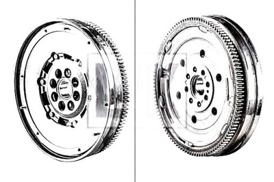 КОЛЕСО ДВОМАСОВИЙ MAZDA 6 2,0 DI 02-07 LUK