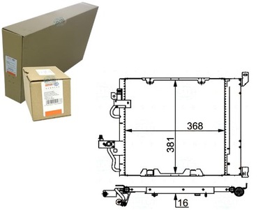 Behr hella service 8fc 351 301-754 behr hella радиатор кондиционера фото №1