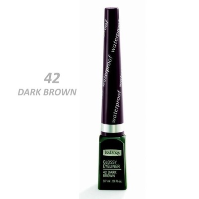 IsaDora Glossy Eyeliner waterproof Dark Brown 42