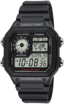 Zegarek męski Casio Youth Digital kalendarz, stoper