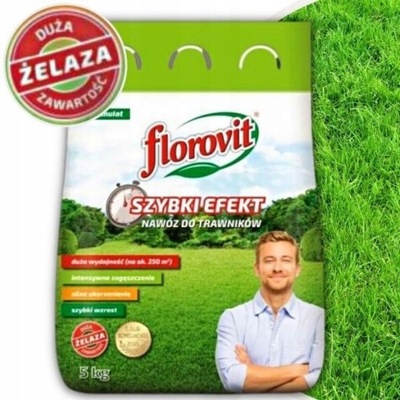 FLOROVIT Nawóz do trawnika SZYBKI EFEKT trawa