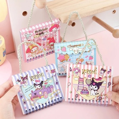 New Sanrio Notebooks Creative Hand-held Velcro Coil Book Cartoon Student No