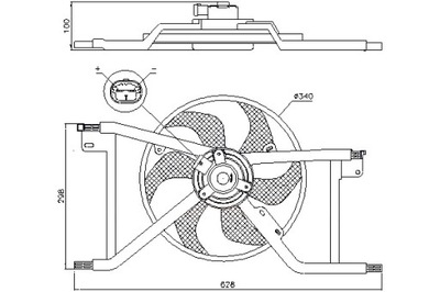 NISSENS VENTILADOR DEL RADIADOR CON CUERPO RENAULT TWINGO 3 SMART  