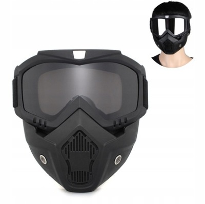 MOTOCICLETA CASCO WIATROODPORNE APAGADO ROAD OUTDOOR  