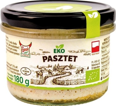 PASZTET WIEPRZOWY BIO 180 g - SMAK EKO