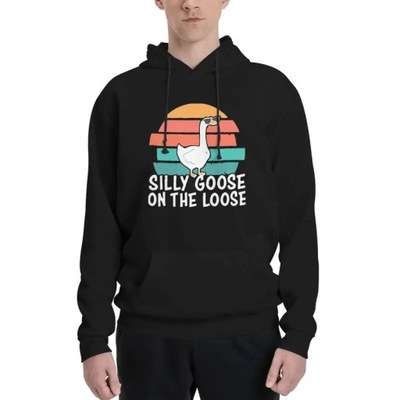 Silly Goose On The Loose Funny Saying Hoodie