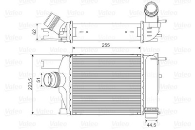 INTERCOOLER RENAULT CLIO IV 1,5DCI CAPTUR VAL818609  