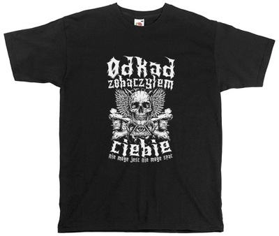 koszulka śmieszna heavy metal rock punk dead WZORY