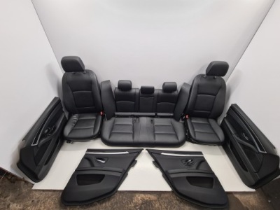 Bmw 5 f10 сидіння заднє сидіння обшивки шкіра підігрів фото №1