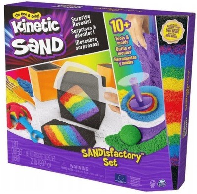 Kinetic Sand Zestaw wytwórnia piasku kolorowego