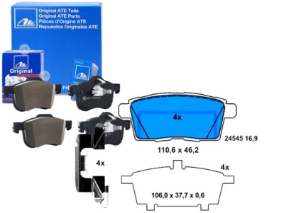 Ate тормозные колодки тормозные mazda задняя cx-7 cx-9 2,2-3,7 фото №1