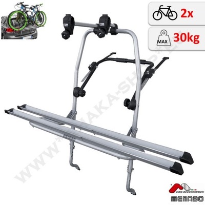 MALETERO BICICLETAS LOGIC AL TAPA DE MALETERO AL 2 BICICLETAS PARA BMW X3 2010-2017  