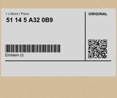 Емблема i bmw i4 g26 фото №1