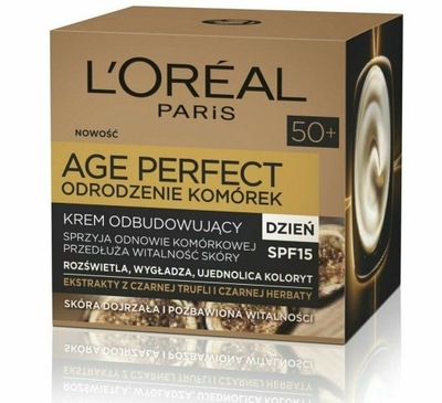 Krem nawilżający do twarzy L'Oréal Paris Age Perfect 15 SPF na dzień 50 ml