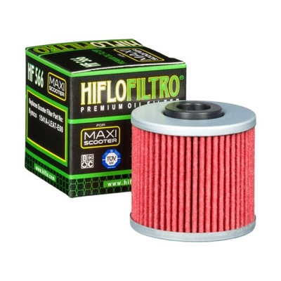 FILTRO ACEITES HIFLOFILTRO HF566 KYMCO SKUTERY  