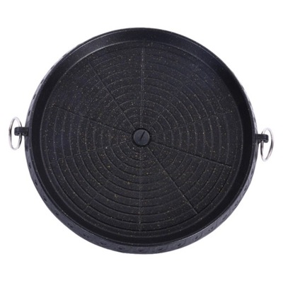 Koreański okrągły grill ze stopu grilla płyta