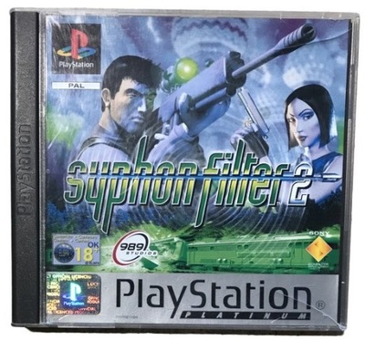 SYPHON FILTER 2 PS1 PSX PLAYSTATION 1