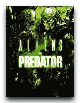 Aliens vs Predator OBRAZ 40x30 plakat gra 2 Alien