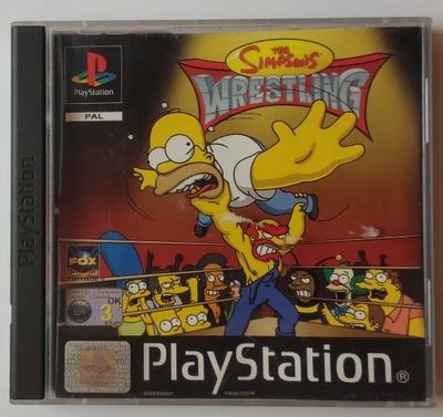 Gra PlayStation The Simpsons Wrestling Sony PlayStation (PSX)