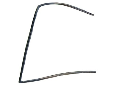 Прокладка стекло дверь правый перед kia sportage ii фото №1