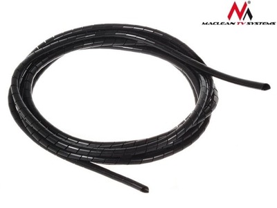 Osłona maskująca na kable MCTV-684 B 5*6mm 3m Spirala Czarna