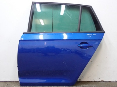 Дверь левый задняя полный europa oryg skoda rapid spaceback 14r фото №1