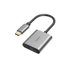Adapter Hama USB-C na USB-C + Jack 3,5 mm