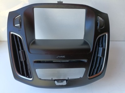 Панель средний dekor navi рамка радио ford focus iii mk3 lift f1eb-18835-n фото №1