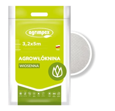 Agrowłóknina osłaniająca wiosenna Biała 3.2 x 5 m