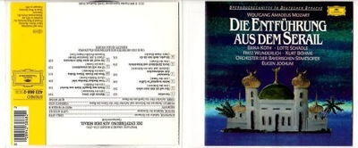 CD Die Entführing Aus Dem Serail Wolfgang Amadeus Mozart