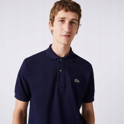 X1B012 Lacoste LACOSTE CZARNA KOSZULKA POLO LOGO M