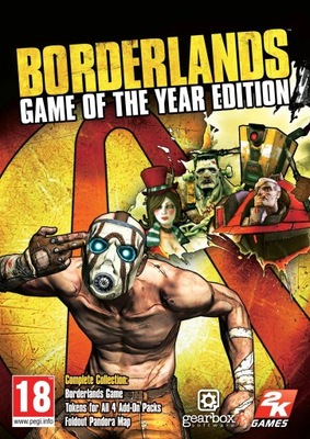 PC BORDERLANDS GAME OF THE YEAR EDITION