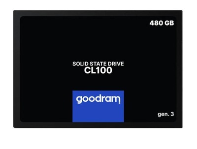Dysk SSD GOODRAM CL100 480GB 2,5' SSDPR-CL100-480-G3
