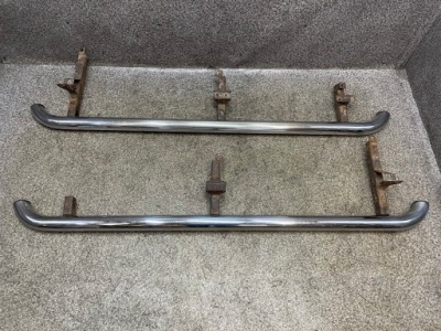 Трубопровід пороги труби пороги хром кріплення 5d suzuki grand vitara 2 ii фото №1