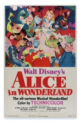 Magnes ALICE IN WONDERLAND 1951