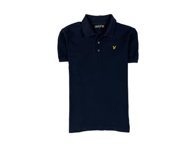 Lyle&Scott polo men klasyk granatowa logo M L