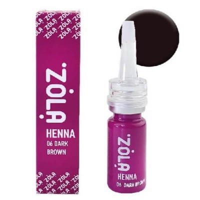 Henna do brwi Zola 06 Dark brown, 10g