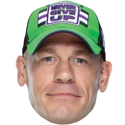 MASKA ZAWODNIK WWE JOHN CENA WRESTLING STAR CUTOUT