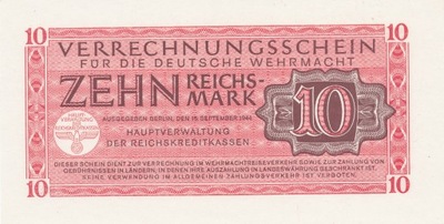 [MB12097] Niemcy 10 reichsmark 1944 UNC