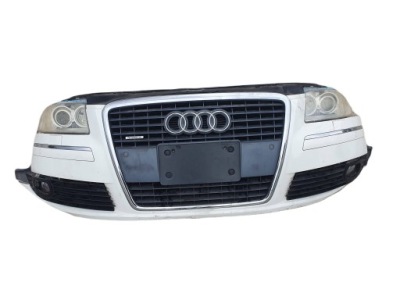 Audi a8 d3 lift pas передній 3.0tdi бампер перед kompletny лампи фото №1