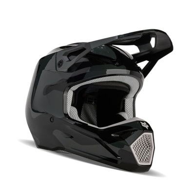 ŠALMAS FOX JUNIOR V1 BNKR BLACK CAMO YS CROSS ENDURO GRATIS! 