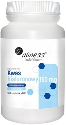 Aliness KYSELINA HYALURONOVÁ 150mg NízKOMOLEKULÁRNA Vrásky Omladenie