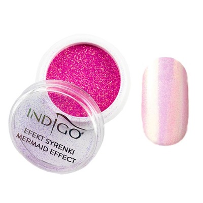 Indigo Pyłek Efekt Syrenki Pastel Bright Pink