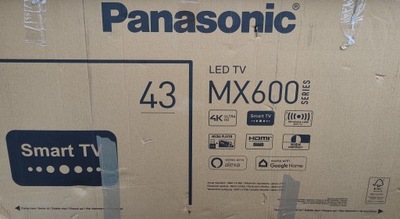Panasonic TX-43MX600B Smart Wi Fi 4K Uszkodzony