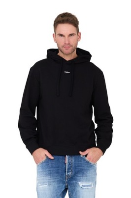 HUGO Czarna bluza Sweatshirt with hood XL