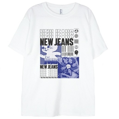 T-shirt NewJeans New Jeans K-pop Koszulka